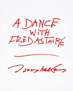 Couverture du livre A Dance with Fred Astaire - de Jonas Mekas