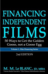 Couverture du livre Financing Independant Films - de M. M. Le Blanc