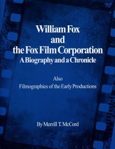 Cover of the book William Fox and the Fox Film Corporation - by Merrill T. McCord